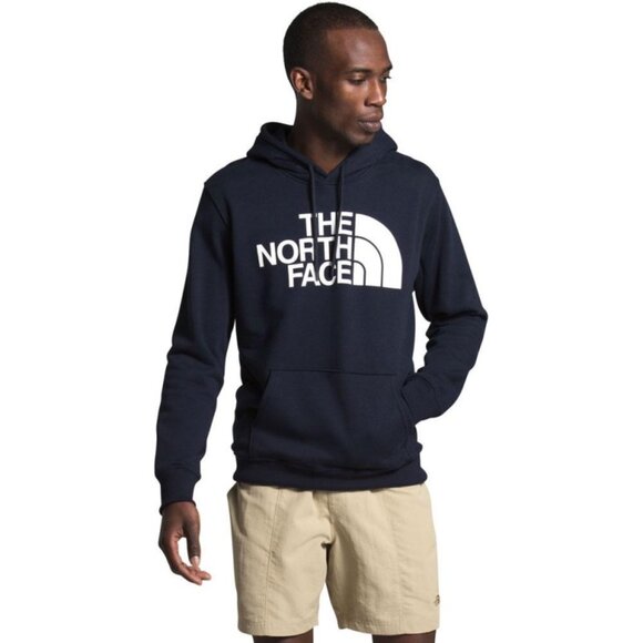 The North Face Men's Half Dome Pullover Hoodie - Navy - M Size - Used Excellent - Picture 1 of 6